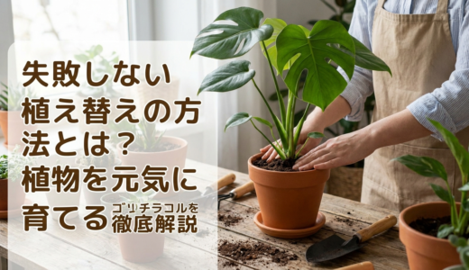 失敗しない植え替えの方法とは？植物を元気に育てるコツを徹底解説