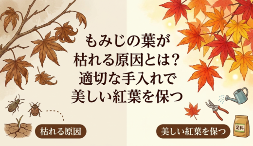 もみじの葉が枯れる原因とは？適切な手入れで美しい紅葉を保つ