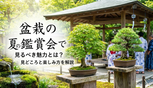 盆栽の夏の鑑賞会で見るべき魅力とは？見どころと楽しみ方を解説